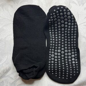 Black Non-Slip Men's Socks